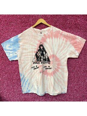 Pink Floyd Live In Concert Tie Dye T-Shirt XL